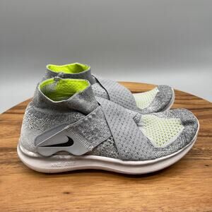 Nike Free RN Motion Flyknit Shoes Womens Size 5.5 Gray Running Comfort Walking